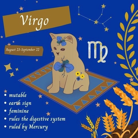 Clowder Press Virgo Feline Zodiac